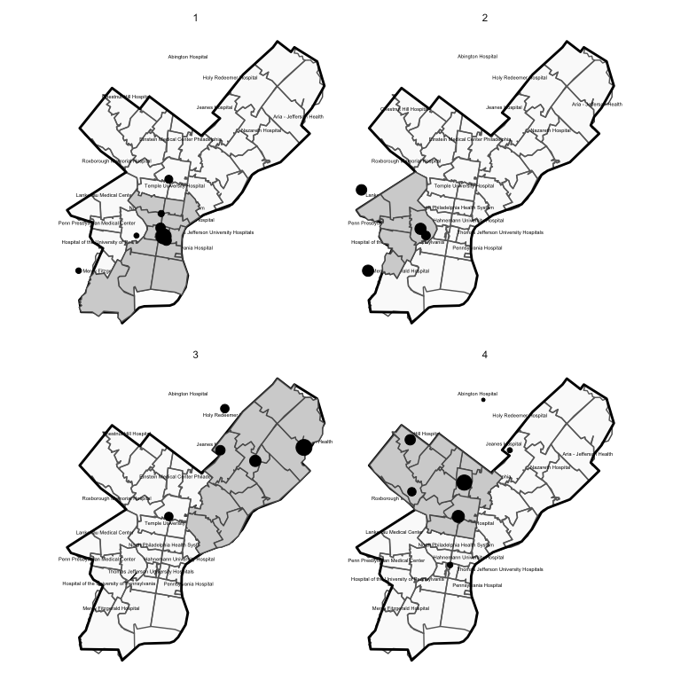 Geographic Markets Identified by Ensemble-Based
Approach